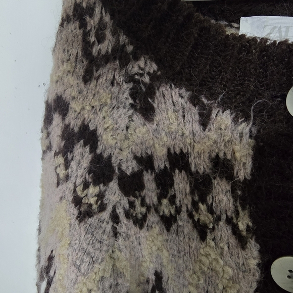 zara girls cardigan sweater 11-12 years Wool Blend - Picture 7 of 12